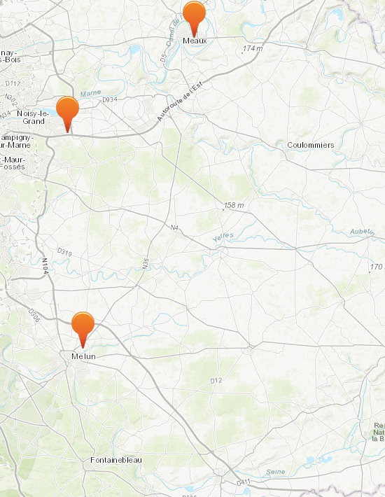 Seine-et-Marne (77) : Carte des Experts Cafards