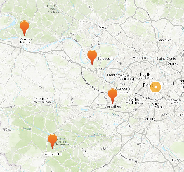 Yvelines (78) : Carte des Experts Cafards
