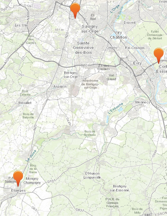Essonne (91) : Carte des Experts Cafards